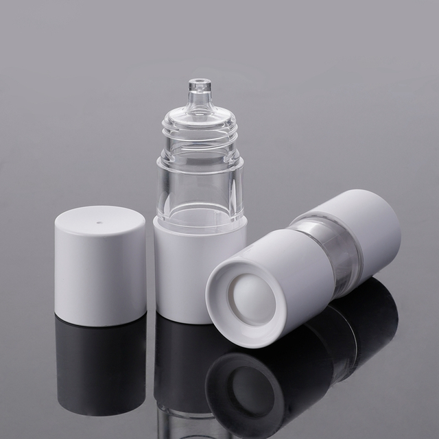 Бутылка капельницы 10мл кнопки косметическая упаковывая ТПР ясные пластиковые бутылки капельницы эфирного масла 